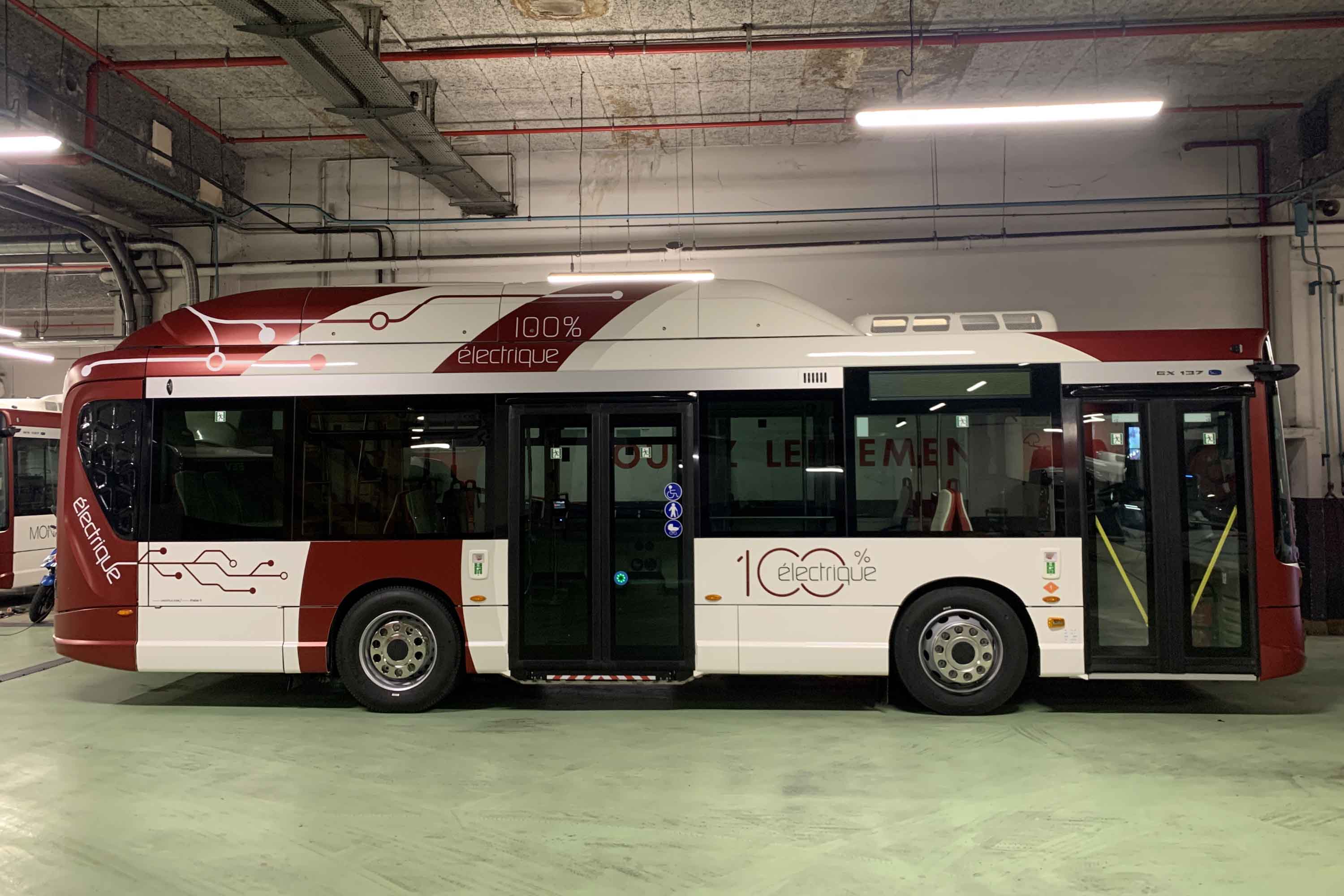 bus 100% électrique